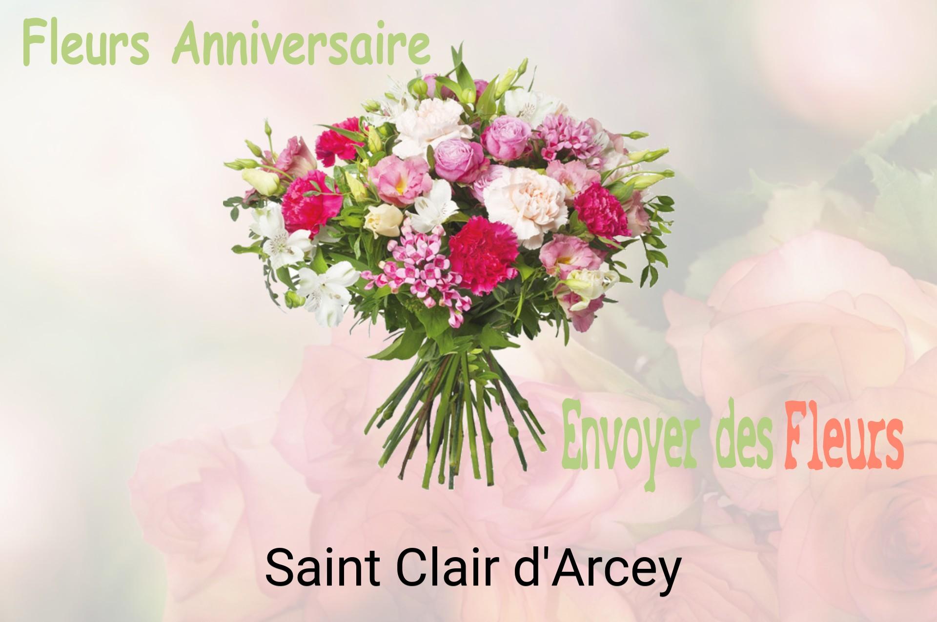 Bouquet de fleurs d’anniversaire livré à Saint-Clair-d'Arcey