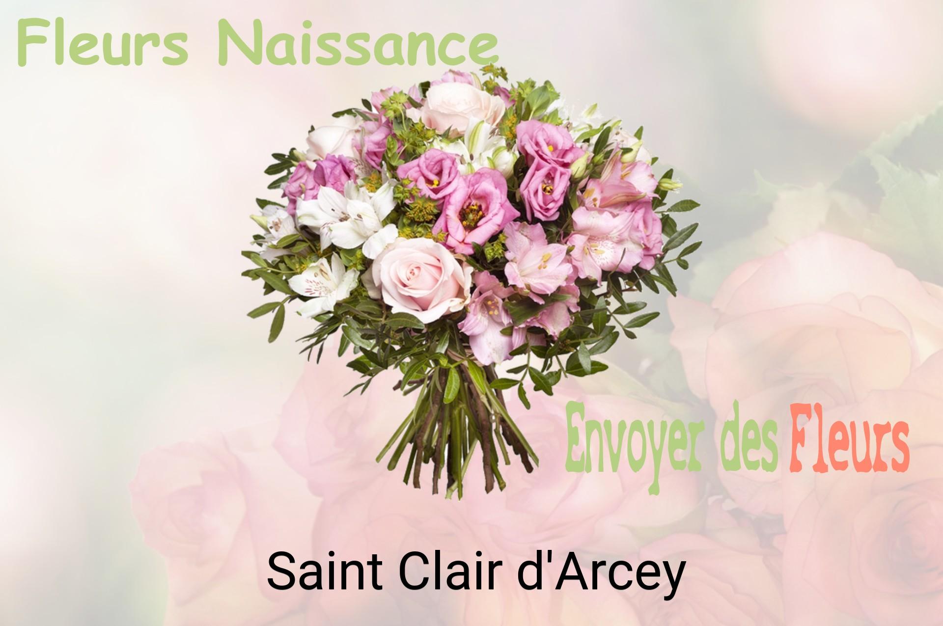 Bouquet de fleurs de naissance livré à Saint-Clair-d'Arcey