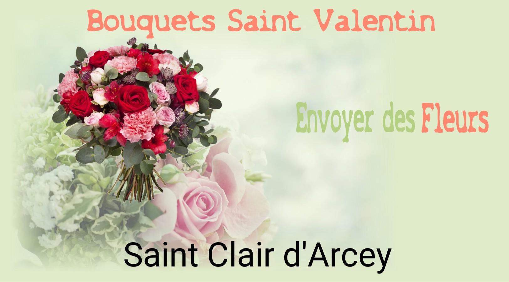 Roses de Saint-Valentin livrées à Saint-Clair-d'Arcey